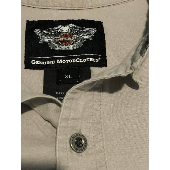 Harley Davidson Casual Button Down Shirt XL Men, COMPETITION READY - Picture 3 of 7